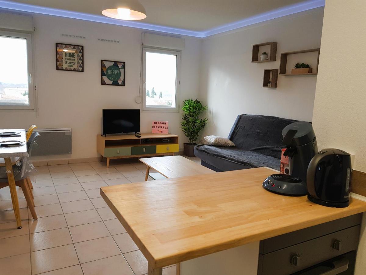 Tout Confort ! Calme, Climatisation, Vue Degagee, Ville ,Parking Gratuit, Ascenseur, Wifi Carcassonne Dış mekan fotoğraf