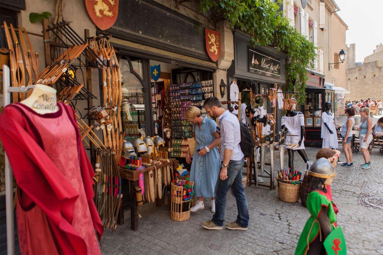 Tout Confort ! Calme, Climatisation, Vue Degagee, Ville ,Parking Gratuit, Ascenseur, Wifi Carcassonne Dış mekan fotoğraf
