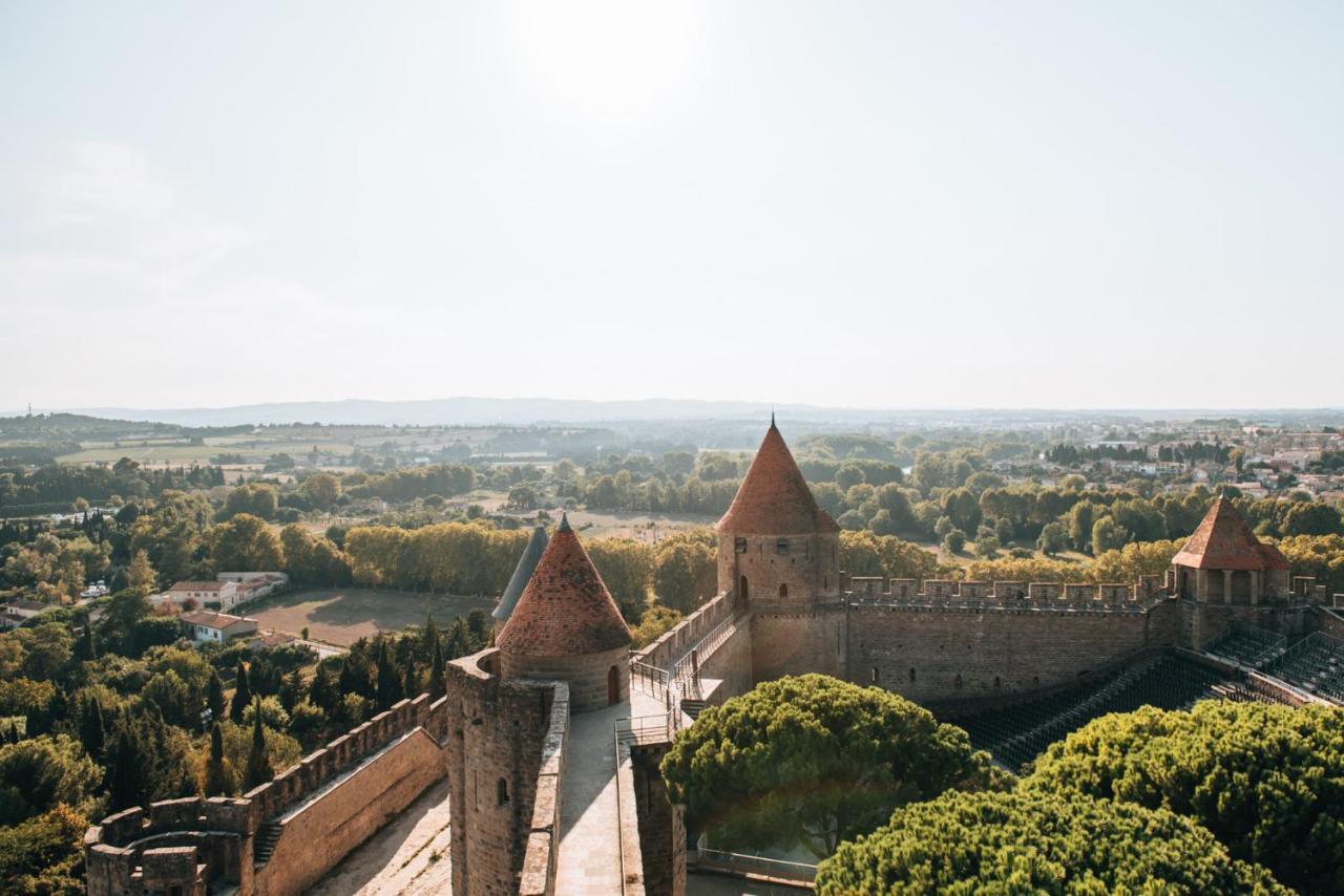 Tout Confort ! Calme, Climatisation, Vue Degagee, Ville ,Parking Gratuit, Ascenseur, Wifi Carcassonne Dış mekan fotoğraf