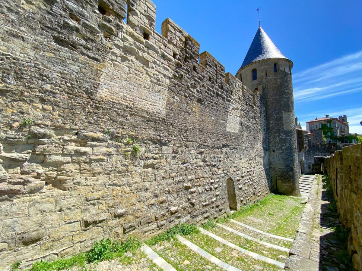 Tout Confort ! Calme, Climatisation, Vue Degagee, Ville ,Parking Gratuit, Ascenseur, Wifi Carcassonne Dış mekan fotoğraf